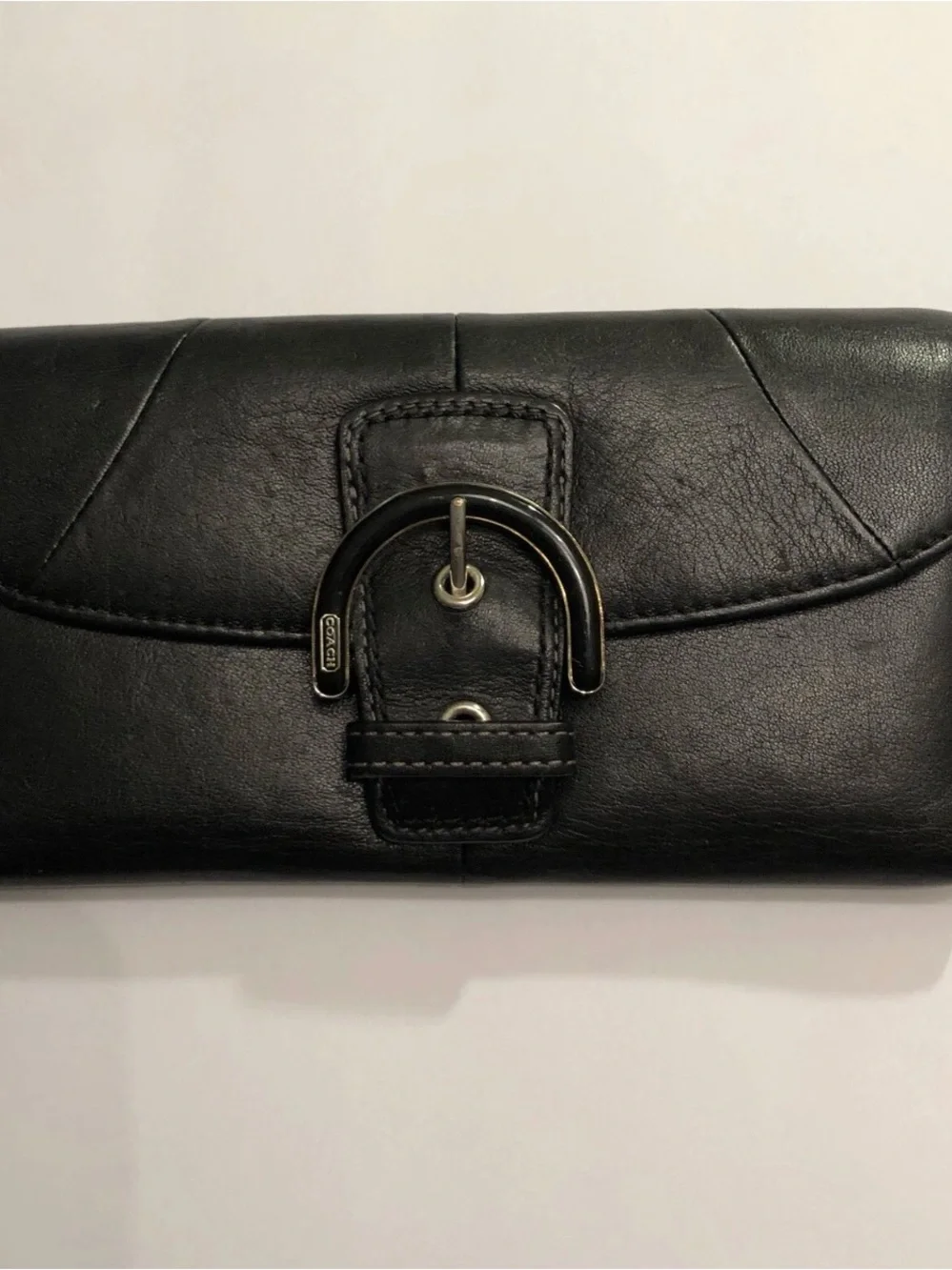 Coach Women’s Leather Tri-Fold Wallet